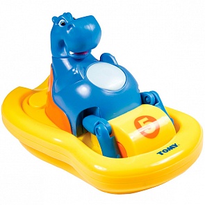Игрушка для ванной - Бегемот на катамаране (Tomy, E2161) Игрушка для ванной - Бегемот на катамаране (Tomy, E2161)
